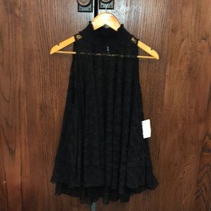 FREE PEOPLE MYRNA TANK TOP IN BLACK